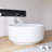 49'' Freestanding Soaking Solid Surface Stone Resin Bathtub