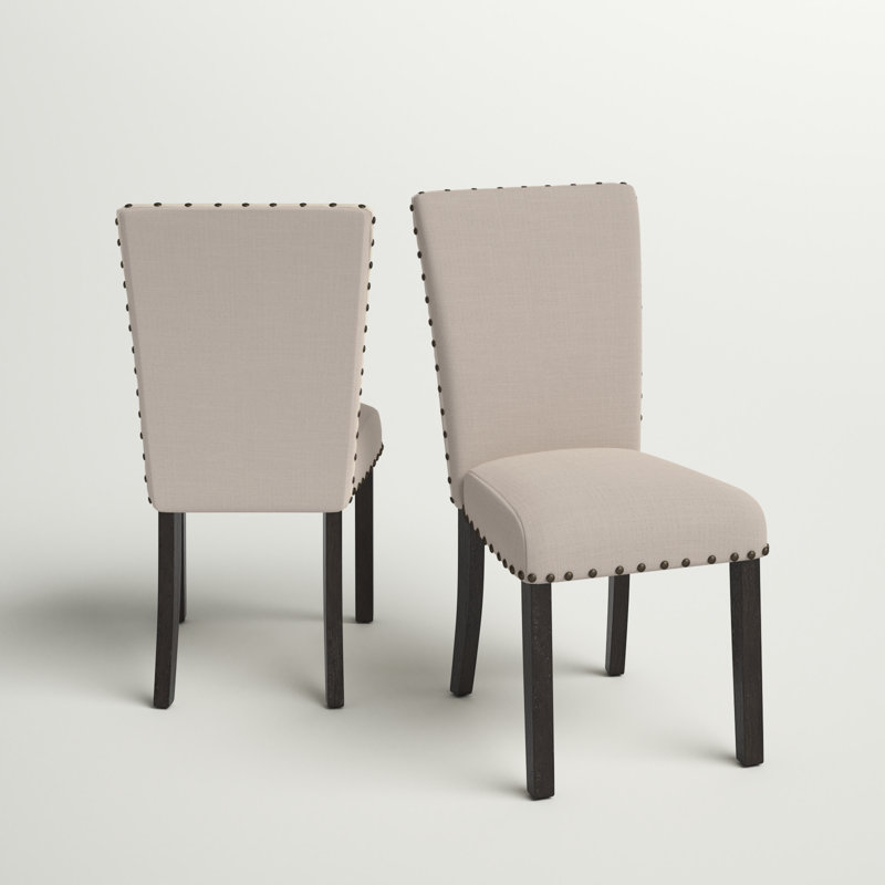 Chasteen 21'' H Linen Upholstered Side Chair