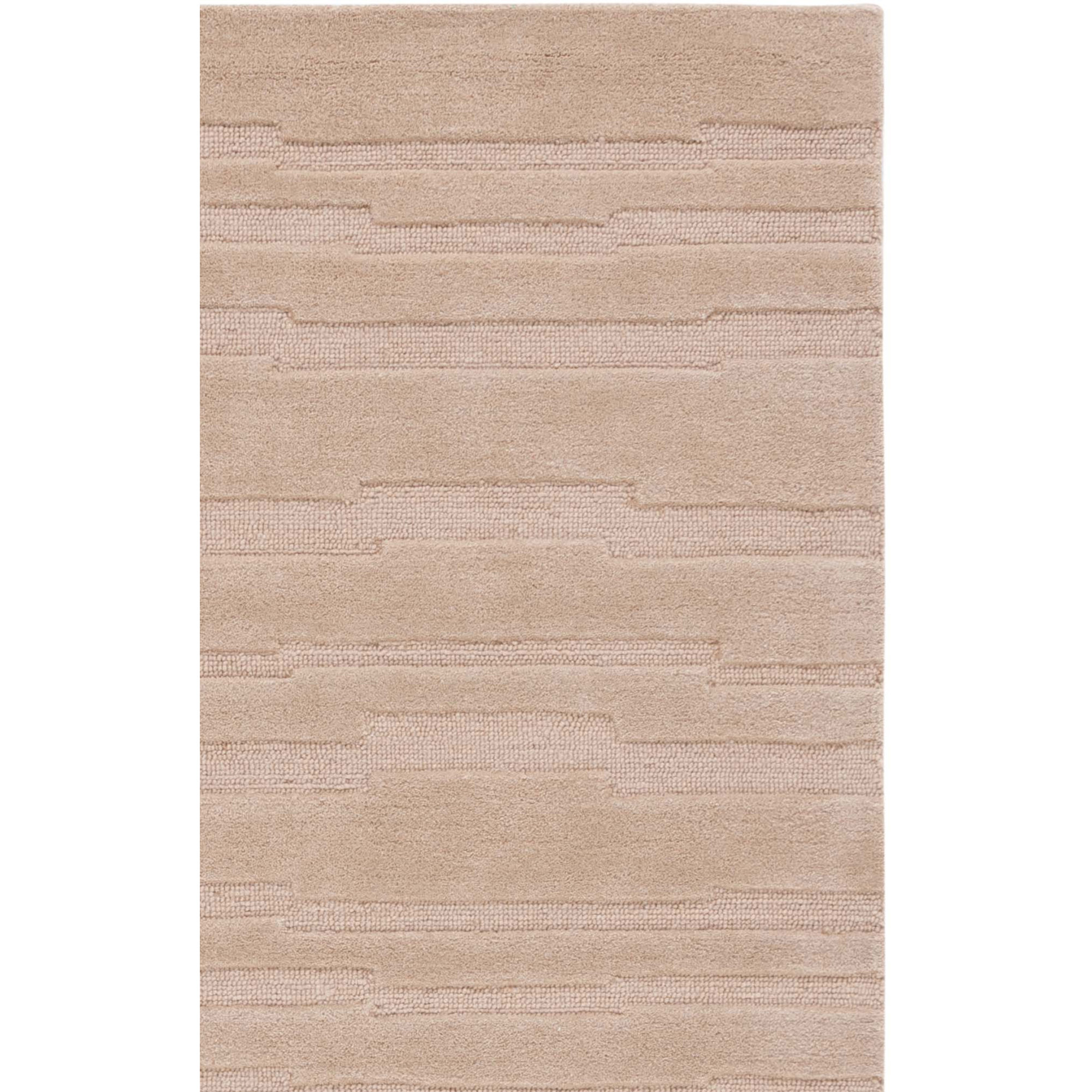 Elona Hand Tufted Cotton/Wool Area Rug in Taupe, Rectangle 3' x 5'