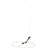 Hanging Chair Bottom, White - Belt, Iron Stand, 44.92 In. D, W, 78.36 H, 44.73 Lb Bottom With Powder-Coated Stand 44 Depth, Width, 80 Height,