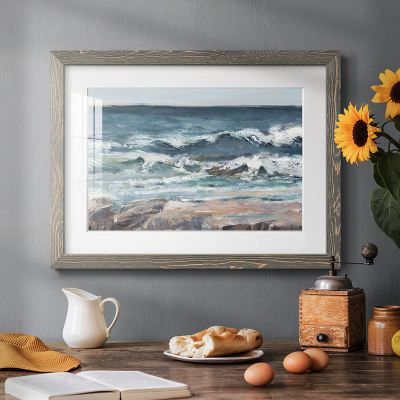 Ocean Breakers II, Gris, 28" H x 42" W