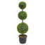 4 pi Arbre topiaire artificiel en buis vert