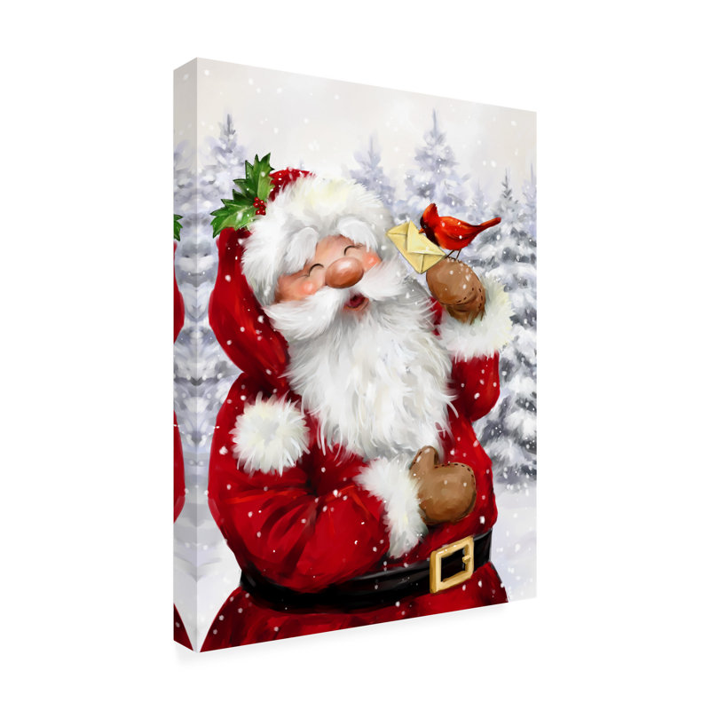 Art sur toile «ologic Santa », H 14 po x l 19 po