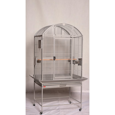Large Dome Top Cage, Platinum