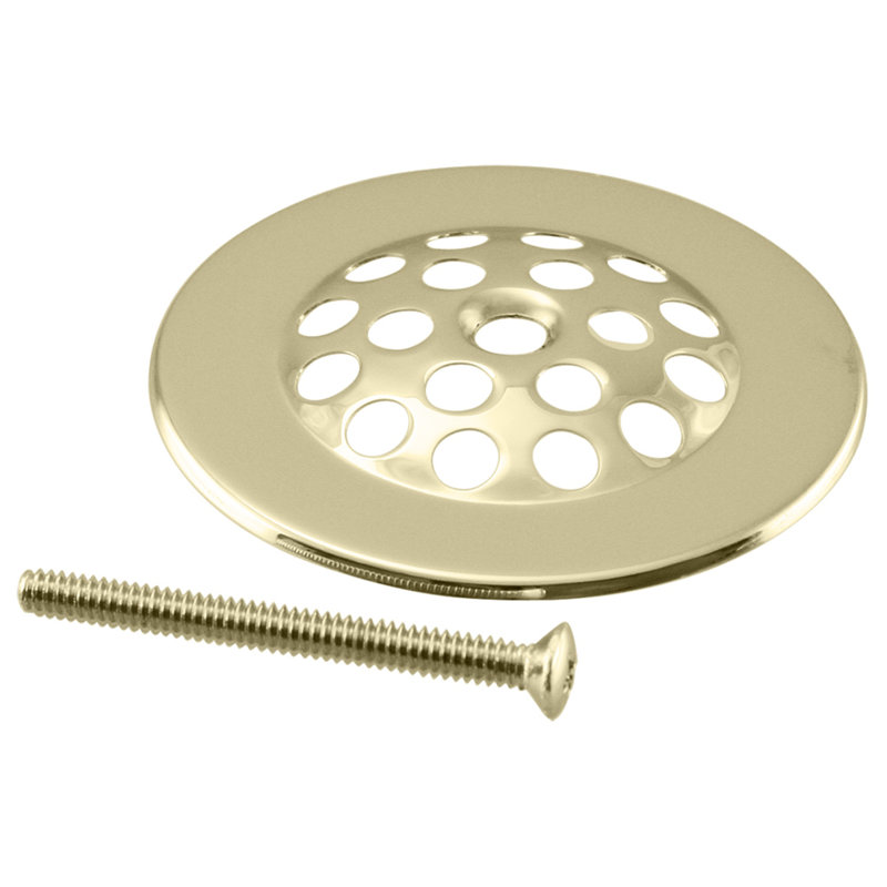 Couvercle de drain de baignoire de style ruche 2-7 / 8 ", Laiton poli
