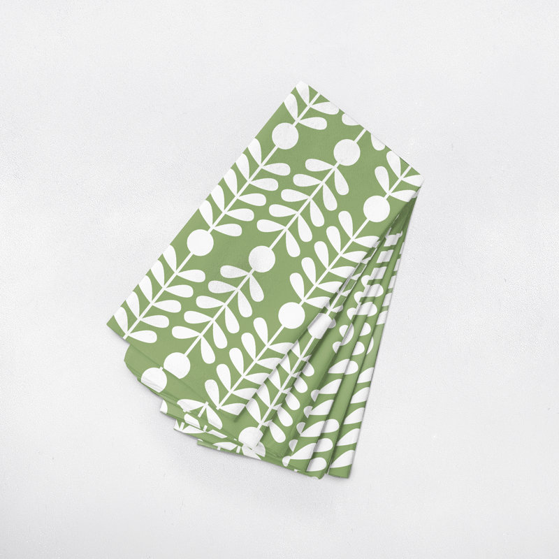 Ensemble de serviettes 6 pièces Coord, Vert