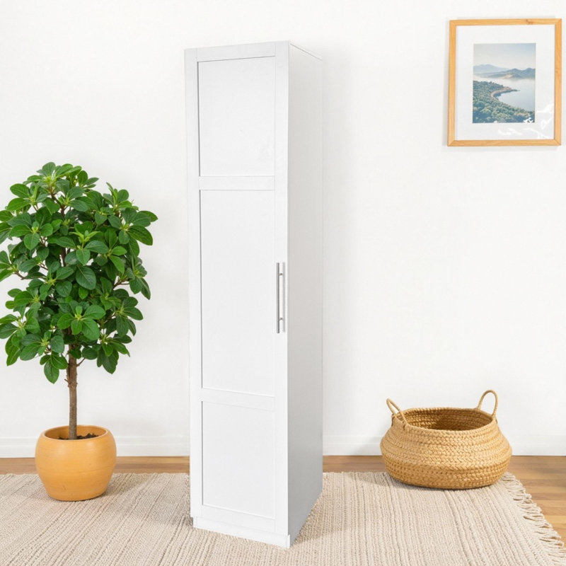 Armoire de cuisine à 1 porte, armoire de rangement autoportante pour la cuisine, l'organisation de la salle à manger / salle de bain
