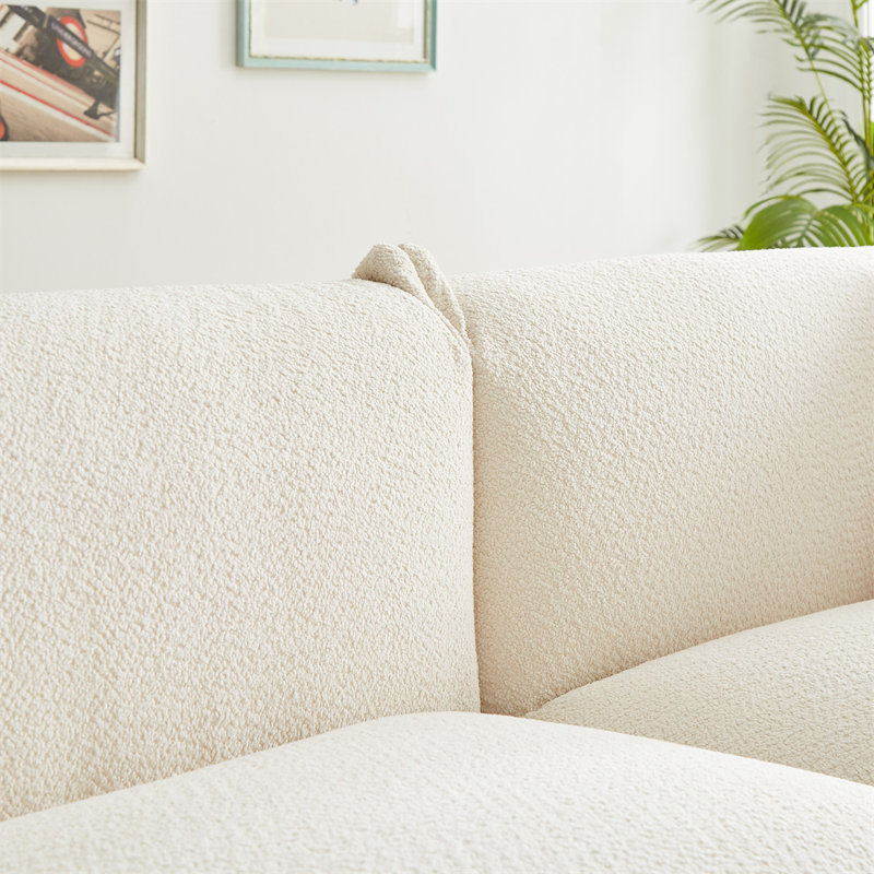 85.8" Sofa, White