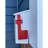 Folding Wall Mount Mailbox Flag,180 Stick-On Flag For Vertical Mailboxes, Easy Assembly, No Tools Required And Weather-Resistant Mail Alert Signal,Red,8.5In D X 2.5In W X 0.3In H