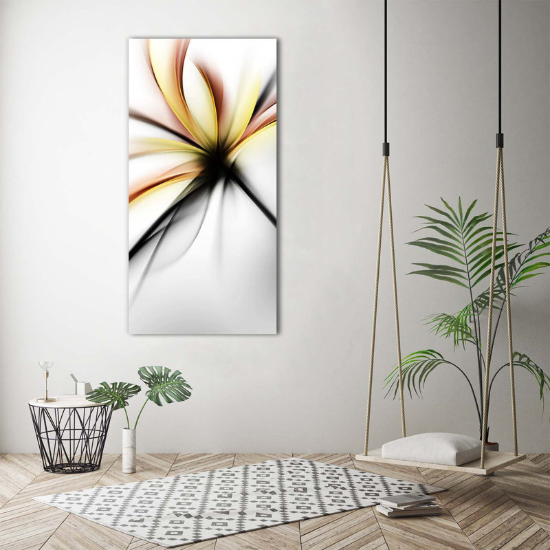 Abstract Flower - Wrapped Canvas Print