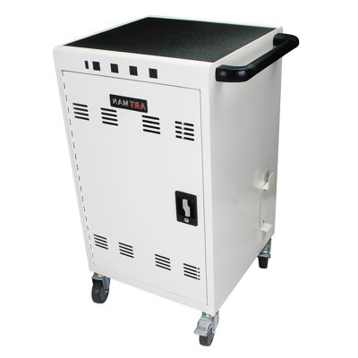 Lanieya Cart Mobile Charging Cart and Cabinet for Tablets Laptops Rolling Cart