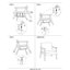 Chaise d'appoint contemporaine et contemporaine en blanc, revêtement en laine, structure en bois et sangles de soutien en tissu blanc avec dossier incliné, siège rembourré, cadre à profil bas et coins confortables-1156763880