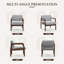 Upholstered Linen Blend Accent Chair-2008968006