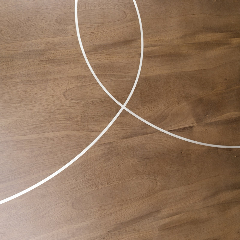 Villa Cherie Extendable Oval Dining Table, Hazelnut