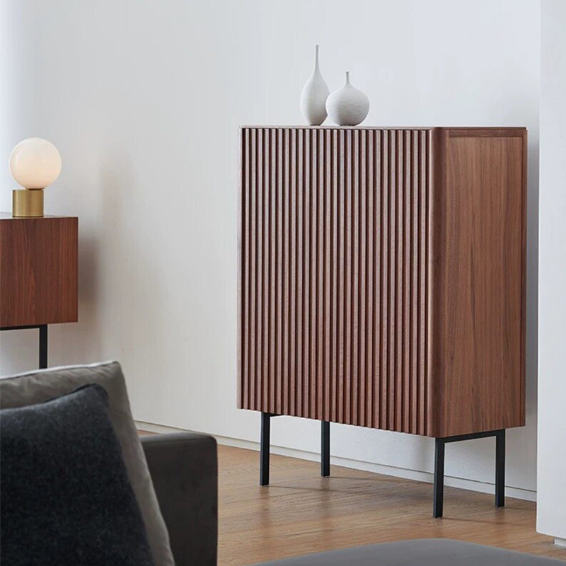 Armoire d'entrée italienne minimaliste, Brown