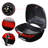 33L Universal Motorcycle Tour Tail Box Scooter Trunk Storage w/ Lock Case