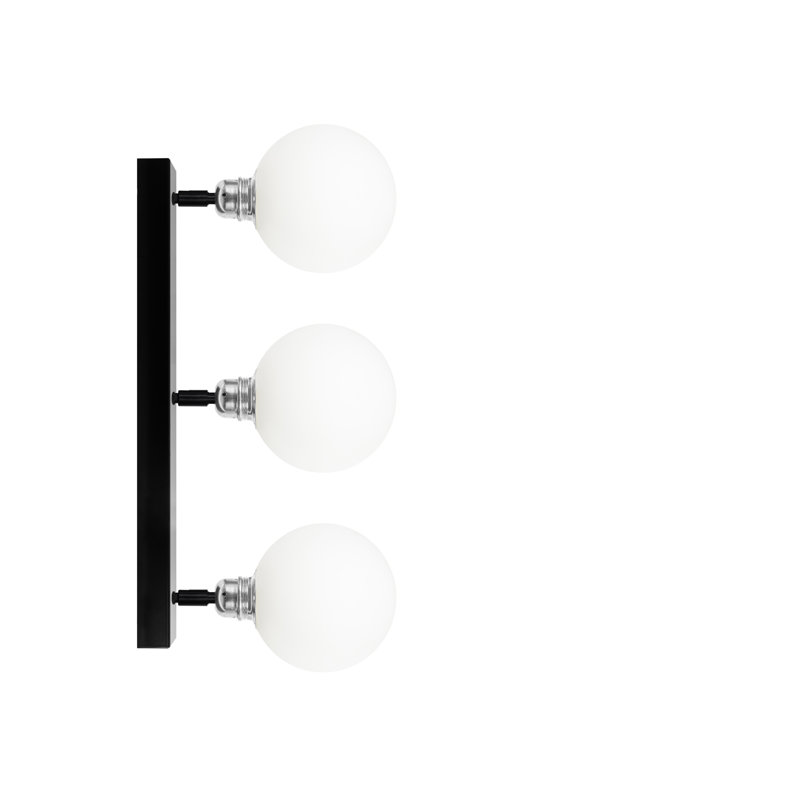 Ruithero Armed Sconce, Nickel/Black
