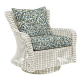 Sag Harbor Swivel Rocking Chair with Cushions