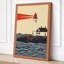 Beacon Light Coastal 1 Piece Wrapped Canvas Wall Art-286574124-286574120