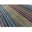 Wool Striped Area Rug in Yellow/Maroon/Green