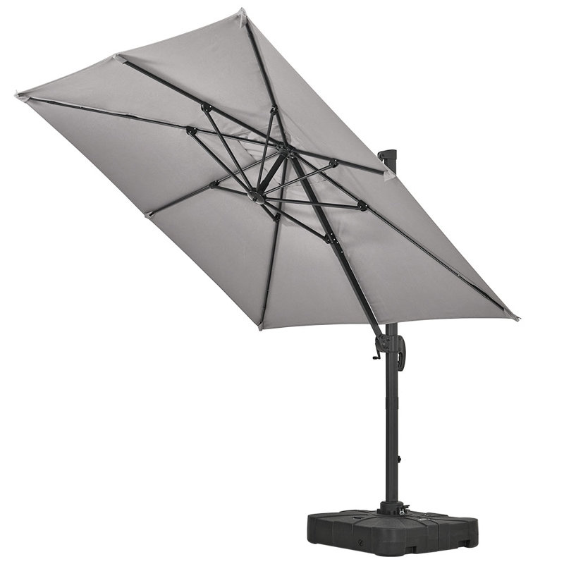 Antavion Cantilever Parasol, Light Grey