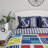  Reversible Coastal-Themed Quilt Set with Sham - Hypoallergenic Microfiber Bedding-1602149214