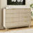 Fluted 8-Drawer Double Dresser For Bedroom, Curved Profile Design, Wood Drawer Organizer For Living Room, Hallway, Nursery, Hallway Closet-1482465867