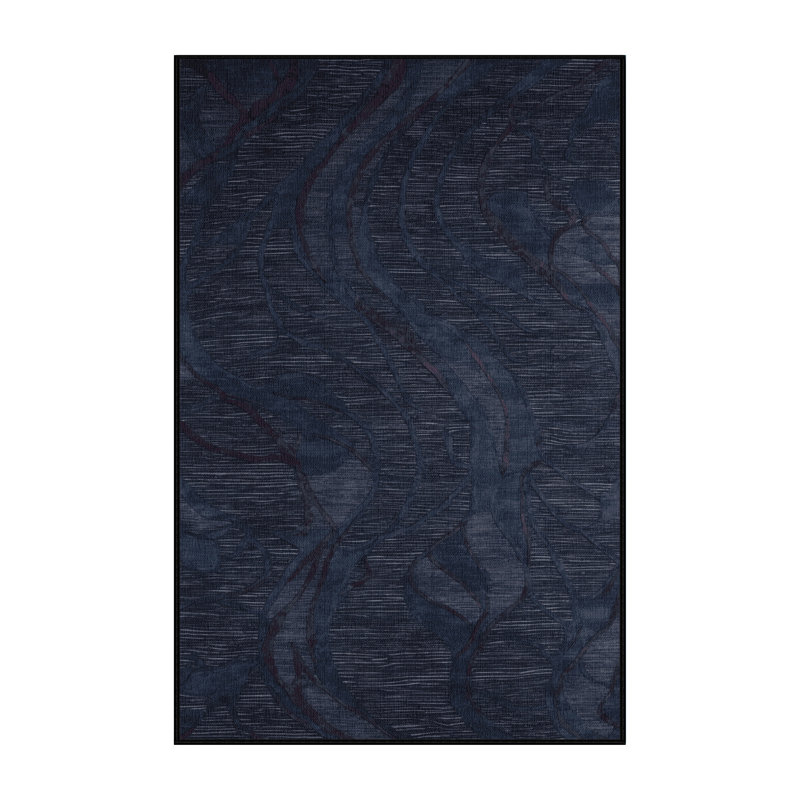 Machine Washable Abstract Gray Area Rug, Rectangle 2' x 3'