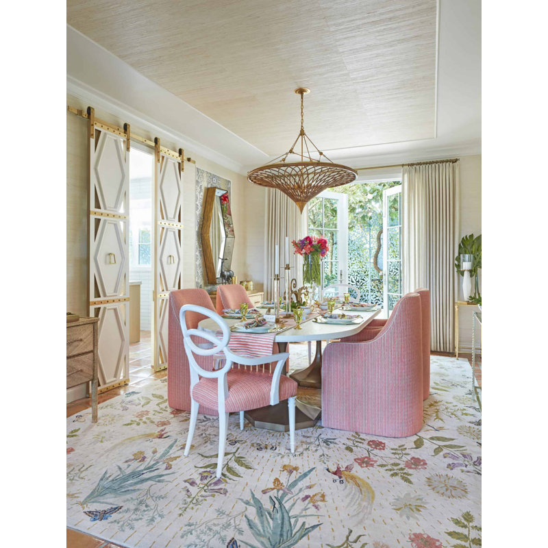 Classic Hand Knotted Floral Area Rug, Runner 3' x 8'