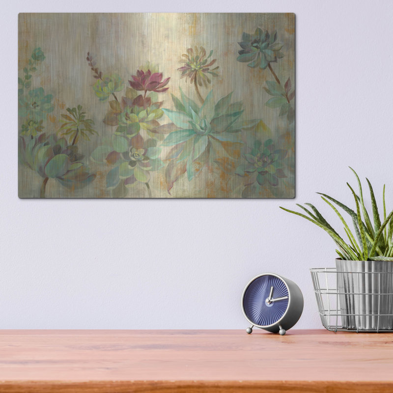 «Jardin de plantes grasses» par Silvia Vassileva, H 12 po x l 16 po