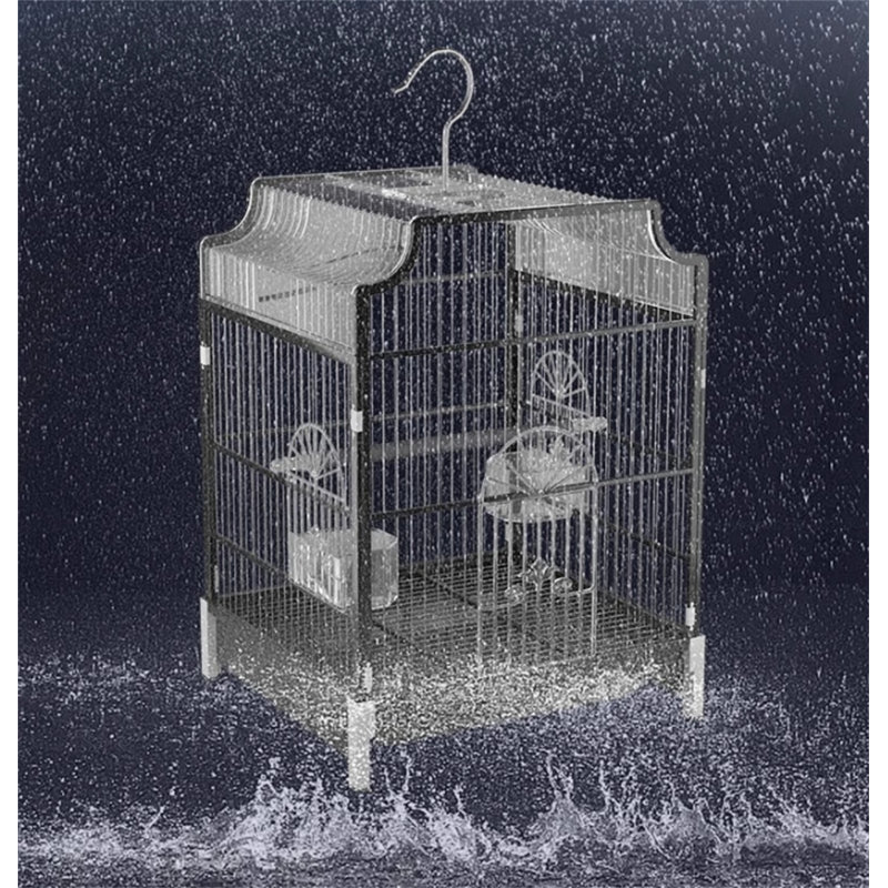 Cage à oiseau 18,11 po Fionnan, Noir