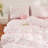 Nayoroom Cartoon Pink Bowknot Pattern On White Duvet Cover Set Teens Gentle Soft Home Cozy And Breathable Bedding Set-109511938