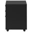 Compartiment à dossiers contemporain avec stratifié noir pour porte-documents