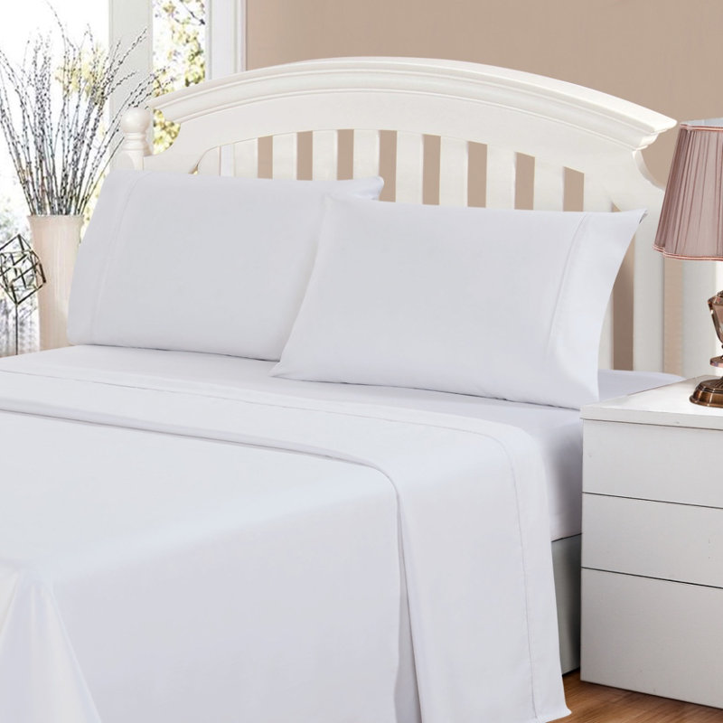 Ensemble de draps 100% coton 500 fils Robles, Double, Sureau