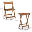 Solid Acacia Wood Patio Bistro Set