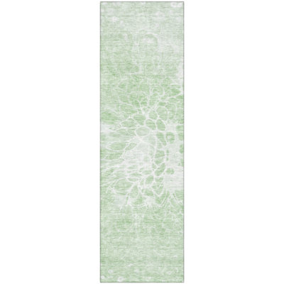 Premium Machine Washable Arnette Mint Rug