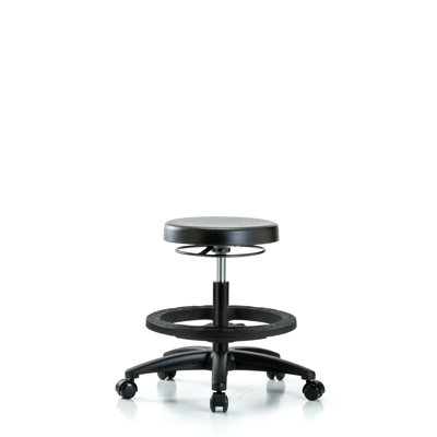 Cecily Adjustable Height Ergonomic Lab Stool Footring