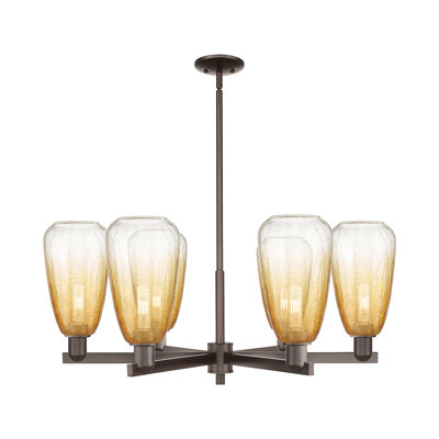 Glossop - 6 Light Stem Hung Chandelier