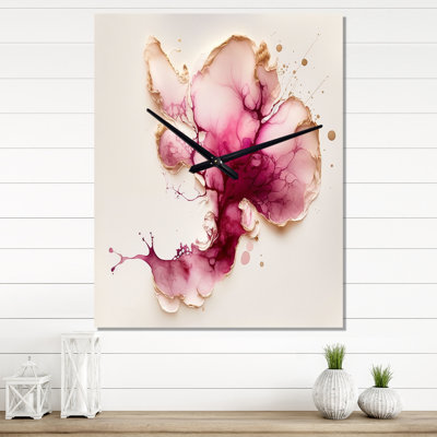 Jermarius - Abstract Liquid Ink Wall Clock