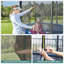 Songmics Round Backyard Trampoline with Safety Enclosure-29314111