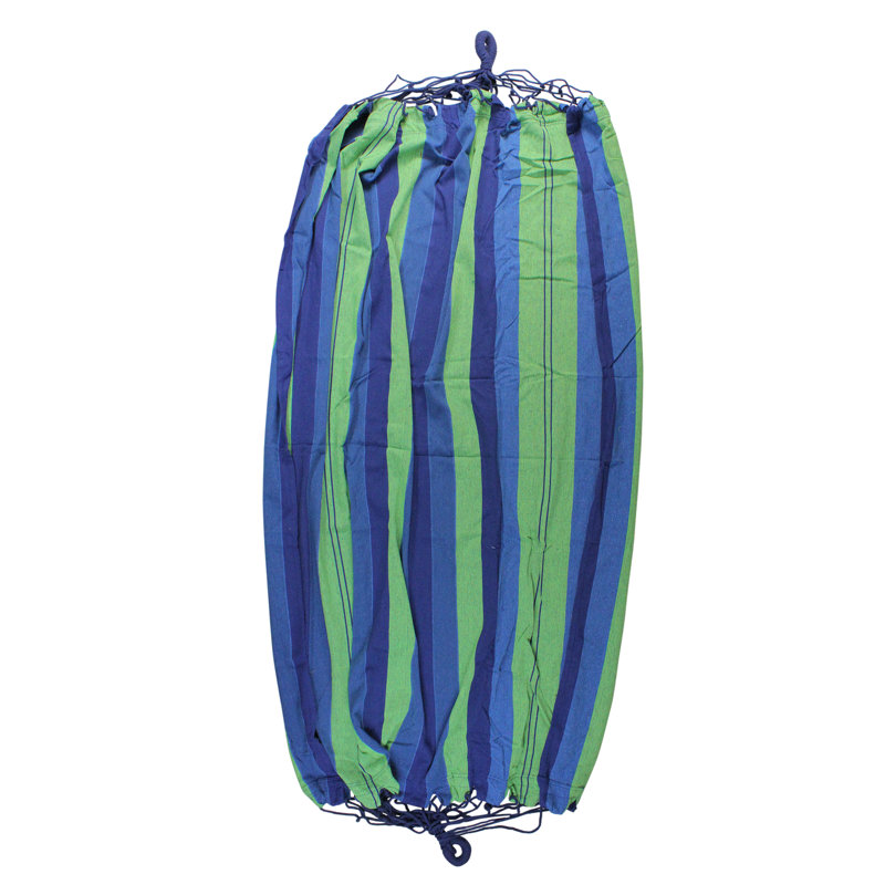 Hamac brésilien rayé double tissé, H 1 po x l 58 po x P 78 po, Rose / Mauve
