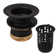 Junior Bar and Laundry Sink Drain Assembly with Removable Strainer Basket