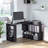 Innovative 360-Degree Rotating L-Shaped Desk With Ample Storage And Modern Design For Versatile Home Office Use.