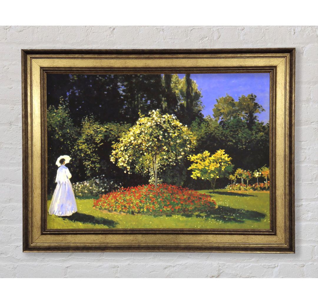 Jeanne Marguerite Lecadre Im Garten von Monet - Einzelne Bilderrahmen Kunstdrucke