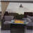 Outdoor 50,000 BTU Propane Gas Fire Table with Cover, Glass Windscreen Base, Suitable for Garden, Patio, Backyard