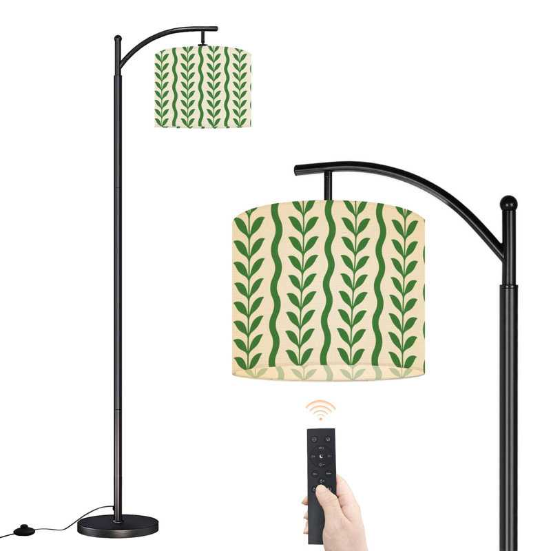  Lampe sur pied Arc Green Botanical Leaf
