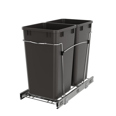 Poubelles coulissantes doubles Rev-A-Shelf pour la cuisine 