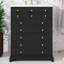 Meuble-lavabo 24 po avec 1 tiroir et 2 portes à fermeture douce, armoire de rangement contemporaine peinte avec lavabo en céramique, lavabo simple élégant pour les petits espaces