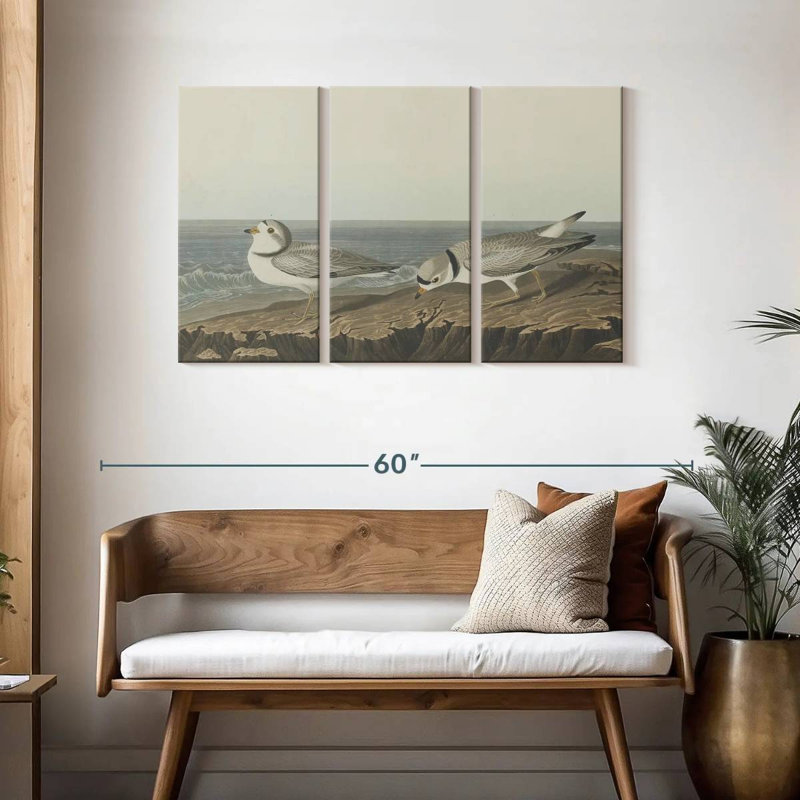 Brampt Piping Plover, 28" H x 45" W