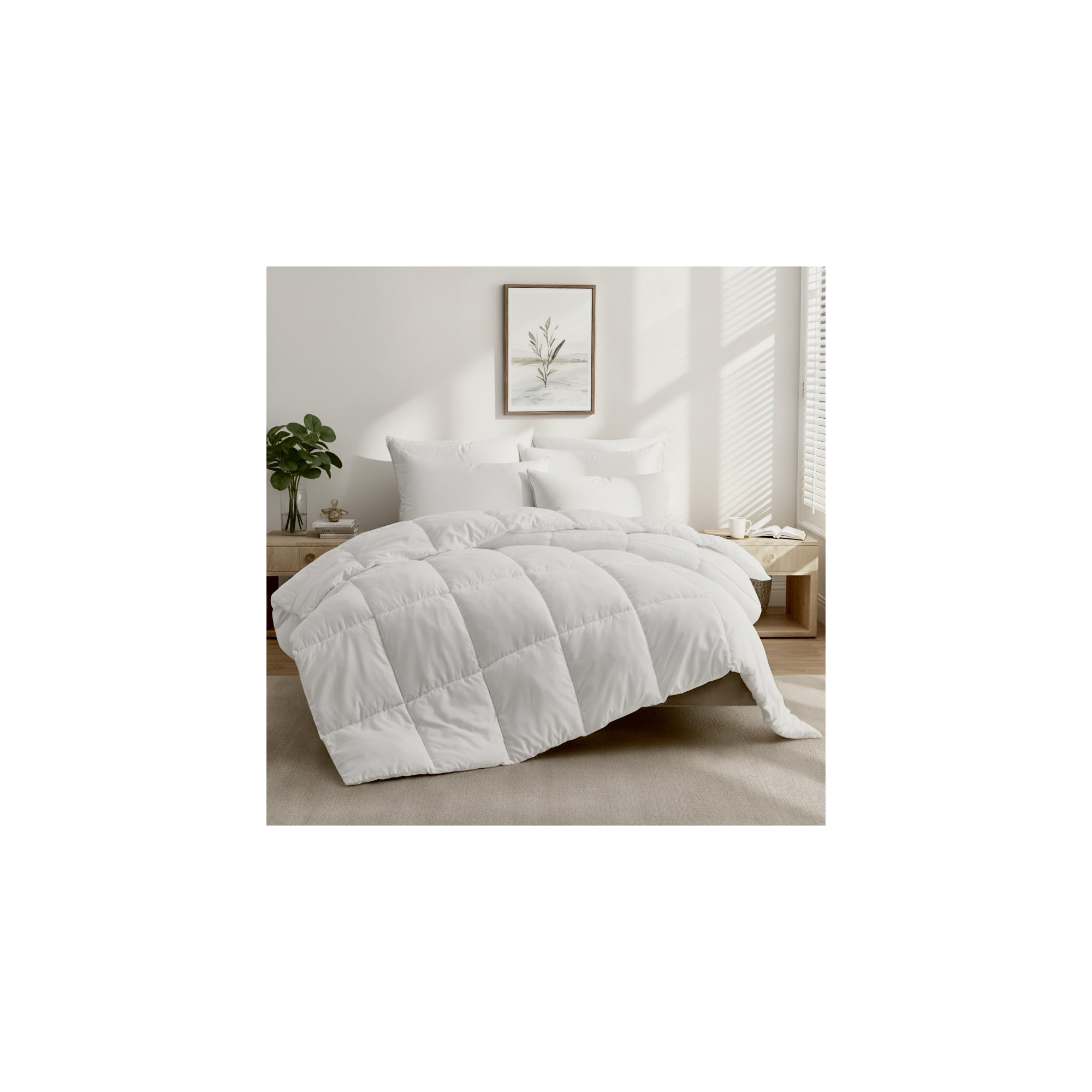 Wayfair Sleep Lightweight Down Alternative Comforter, White, Twin